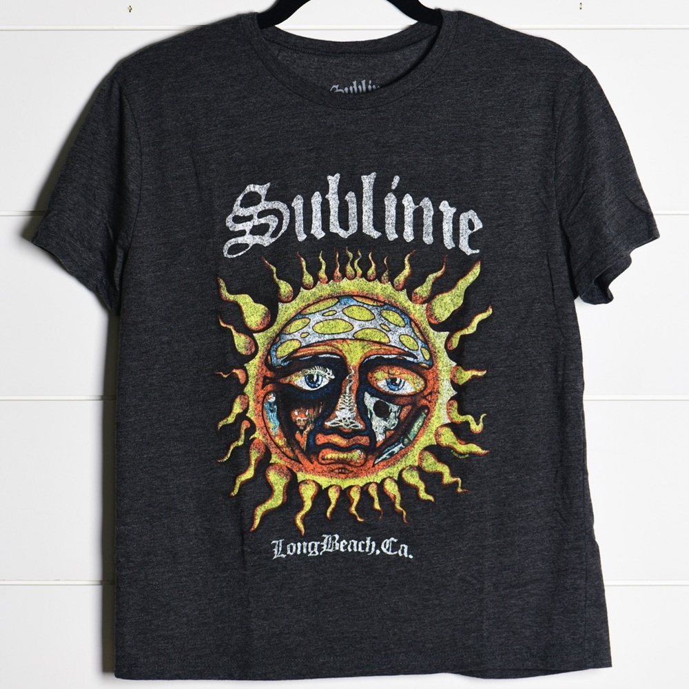 Sublime Women’s Band Concert Short Sleeve T-Shirt Size Small Gray